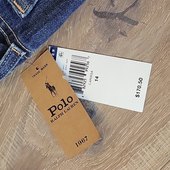 NWT Ralph Lauren Astor Slim Boyfriend Jean size 14 years - Picture 9 of 12